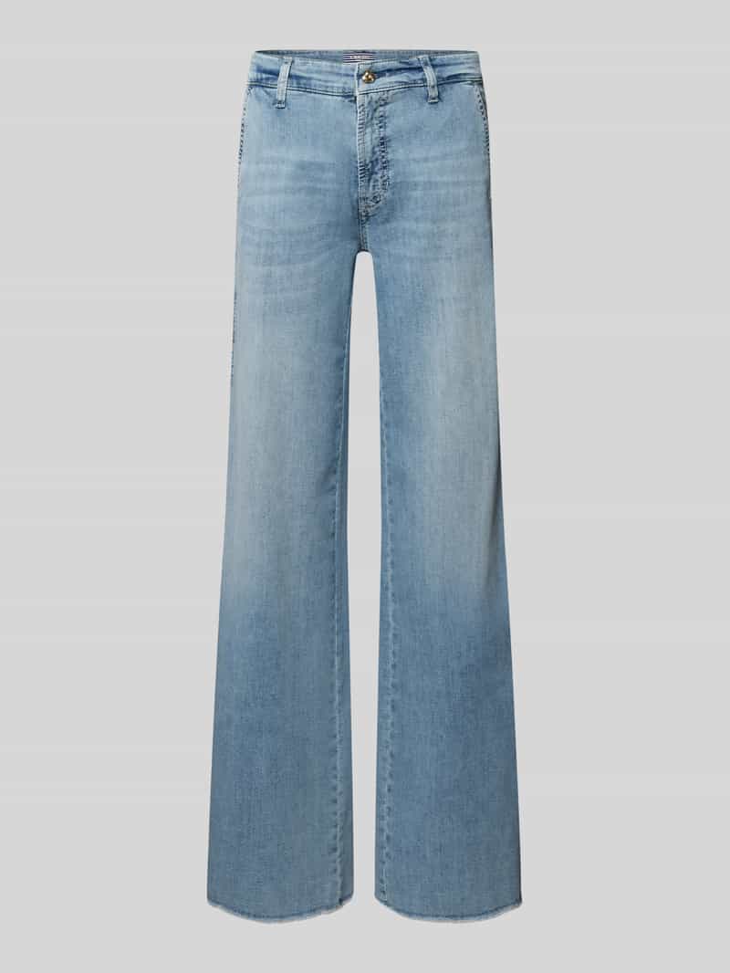 CAMBIO Regular fit jeans met riemlussen, model 'ALEC'