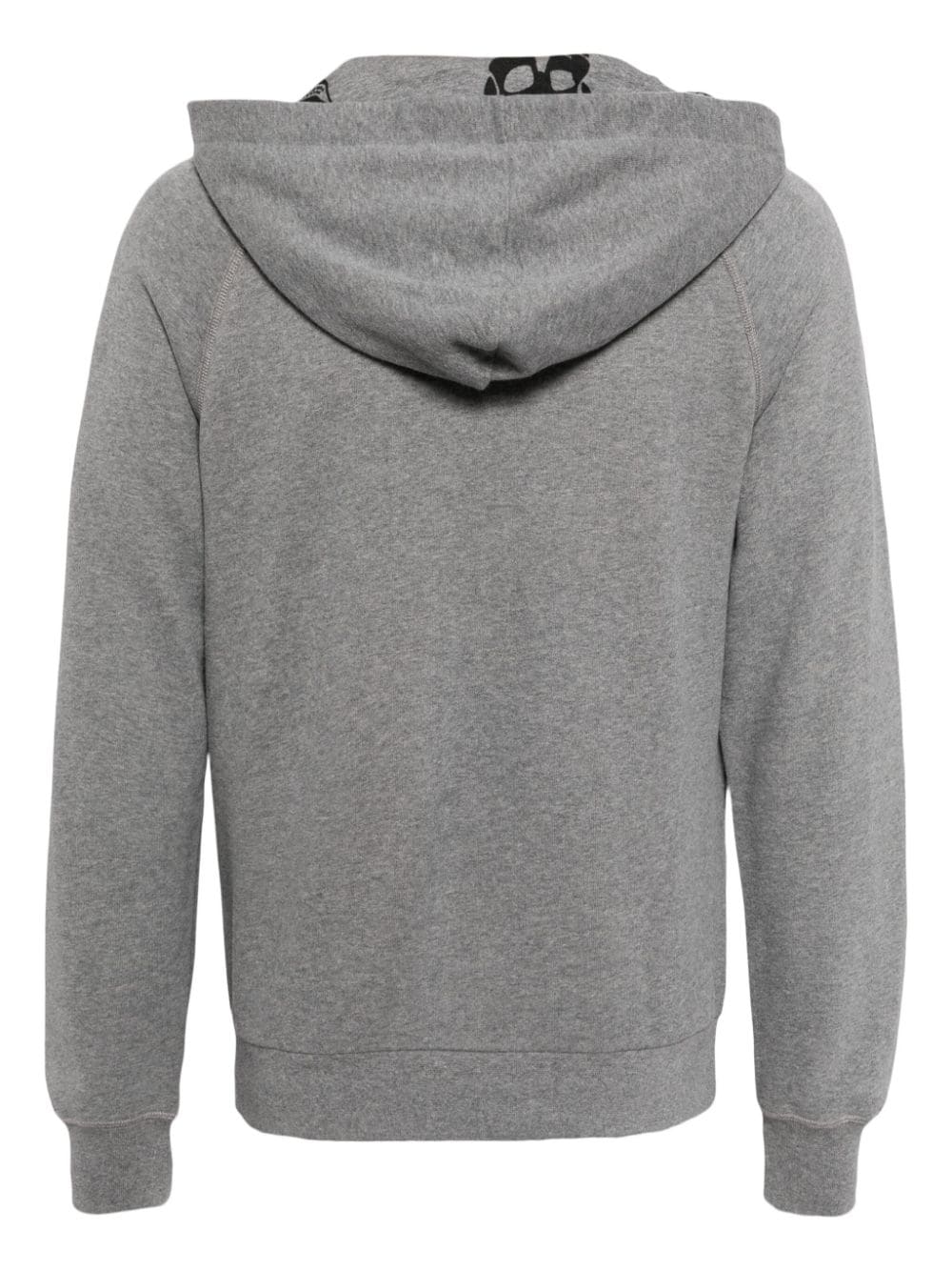 Alexander McQueen logo-print hooded jumper - Grijs