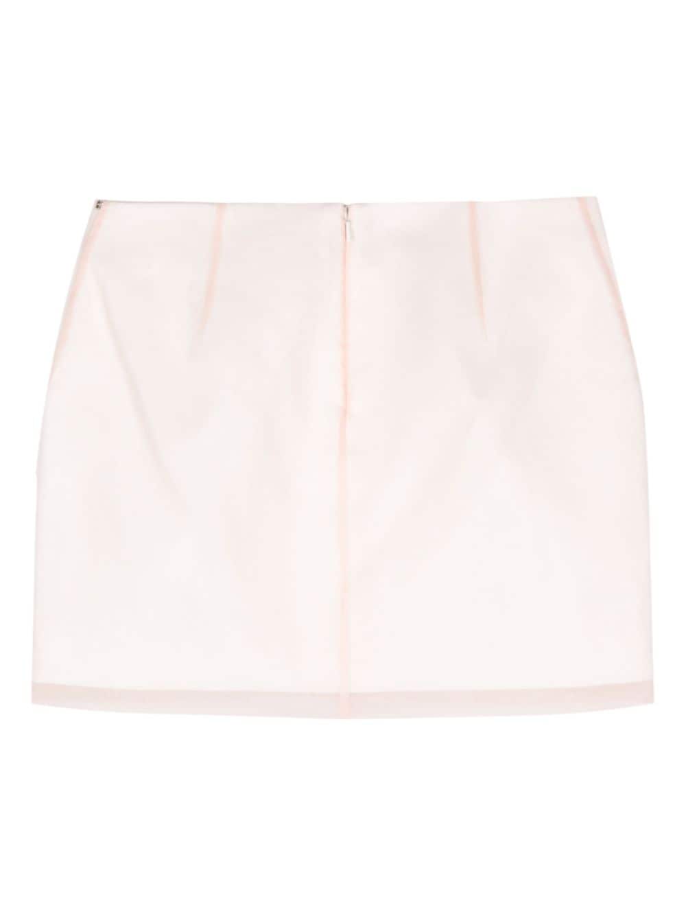 Sportmax silk mini skirt - Roze