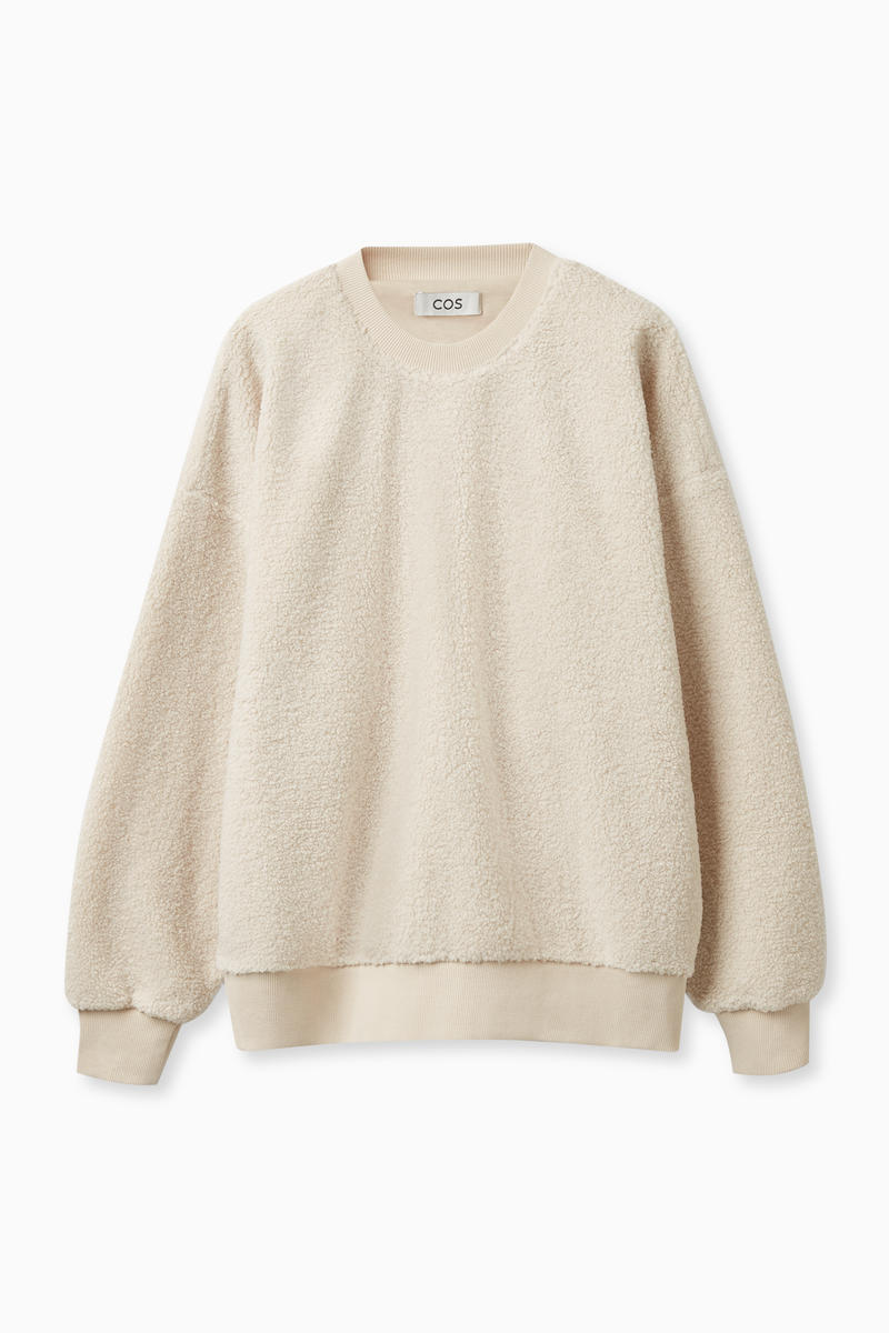 COS Teddy-Pullover Mit Oversized-Passform