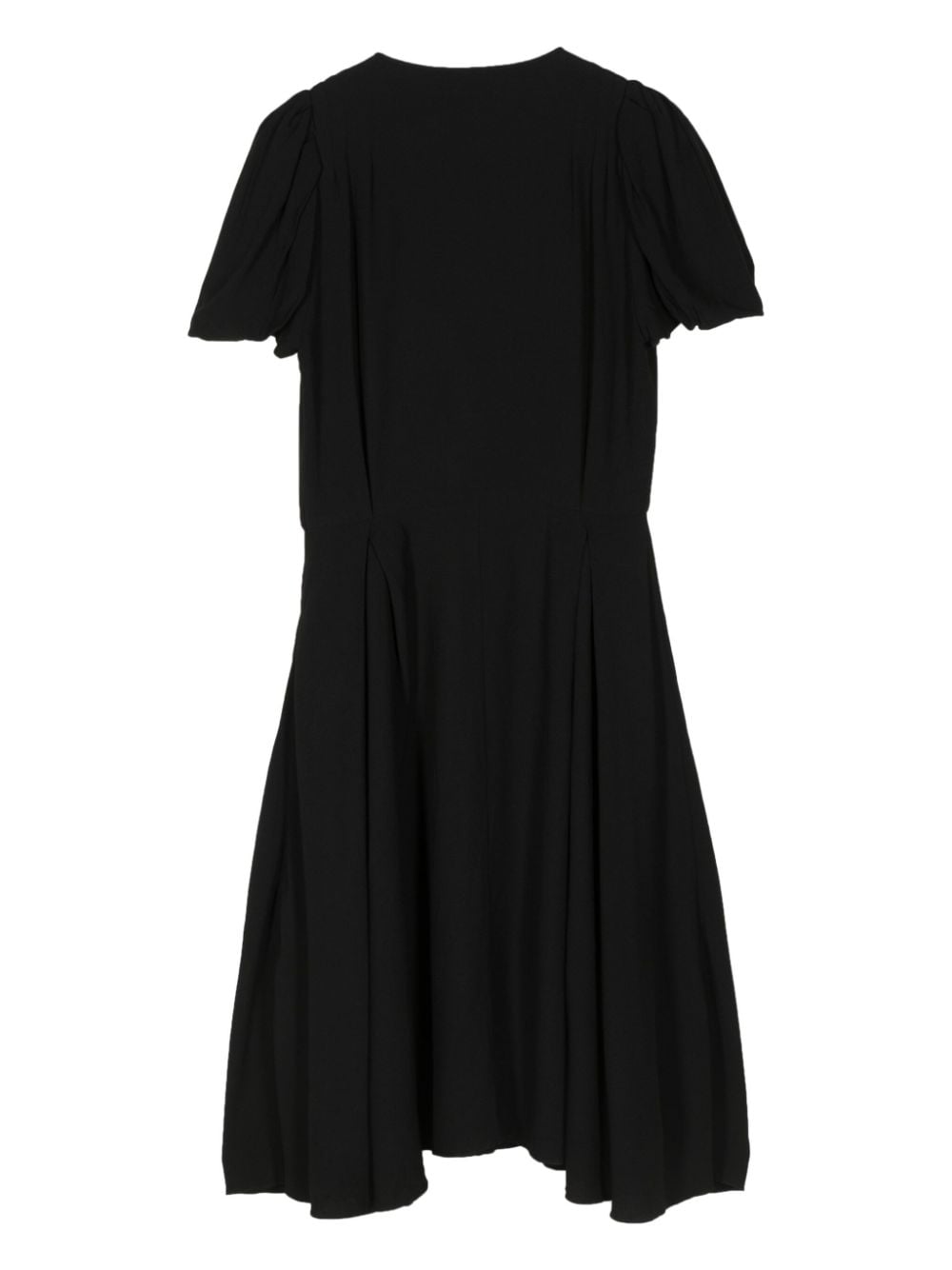 Christian Dior Pre-Owned wraparound silk minidress - Zwart