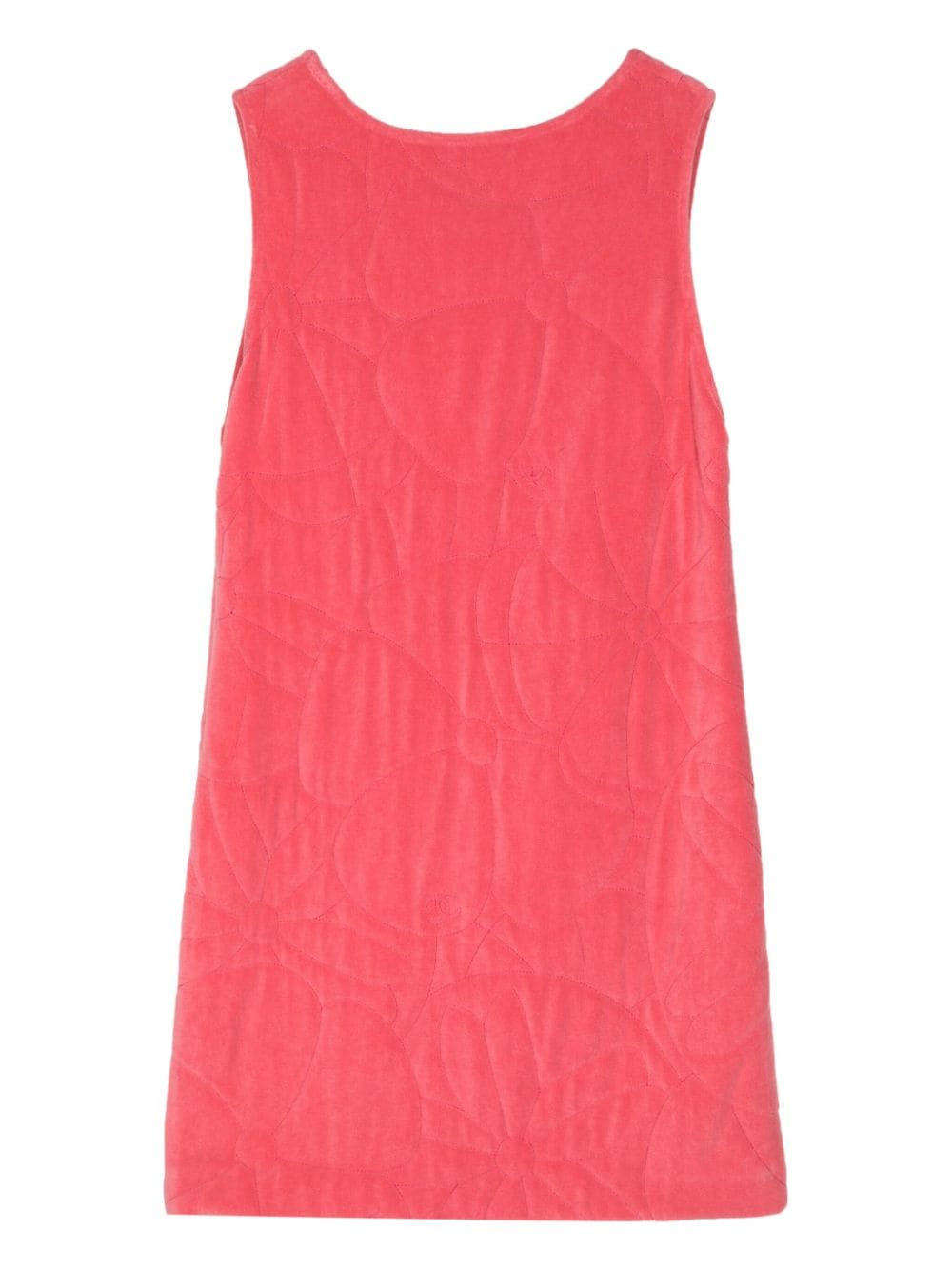 CHANEL Pre-Owned 2000s Camellia quilted minidress - Roze