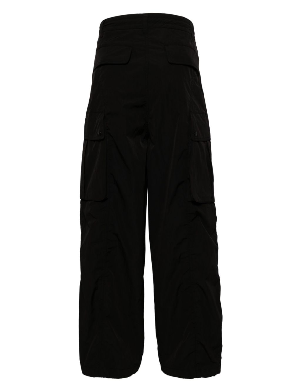 Wooyoungmi tapered-leg cargo trousers - Zwart