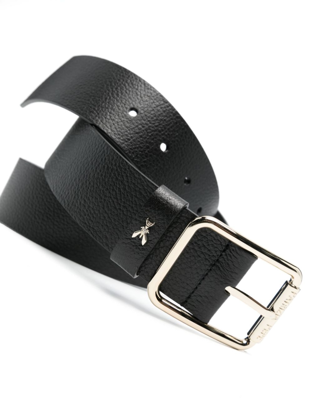 Patrizia Pepe Fly-motif leather belt - Zwart
