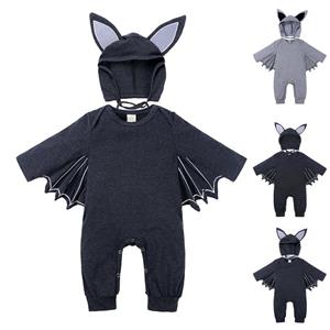 Freshfree Shangku Children's Halloween Baby Clothes Newborn Baby Bat Long Sleeve Bodysuit
