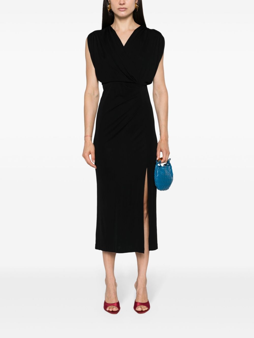 DVF Diane von Furstenberg Williams wrap dress - Zwart