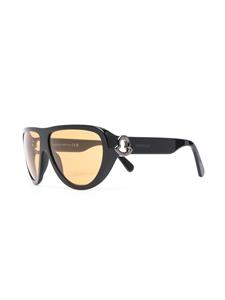 Moncler Eyewear Andozine zonnebril met piloten montuur - Zwart