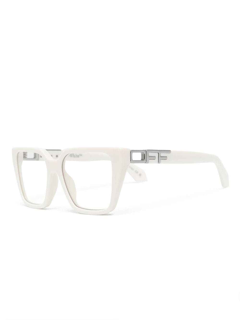Off-White Style 29 bril met logoplakkaat - Wit