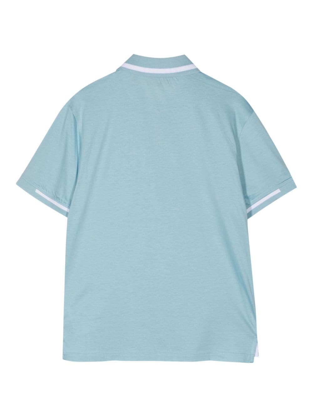 Belstaff logo-print cotton polo shirt - Blauw