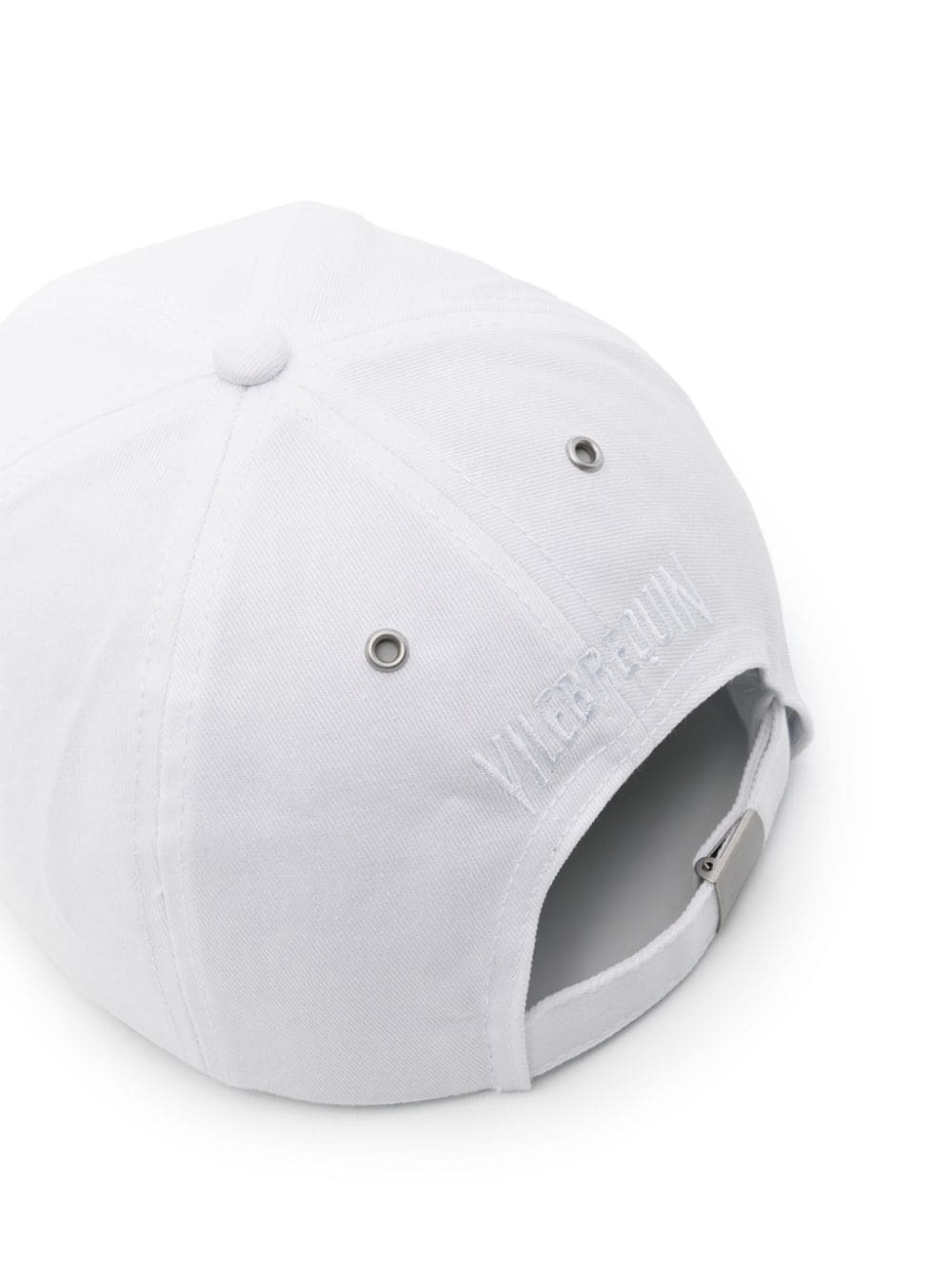 Vilebrequin logo-embroidered cotton baseball cap - Wit