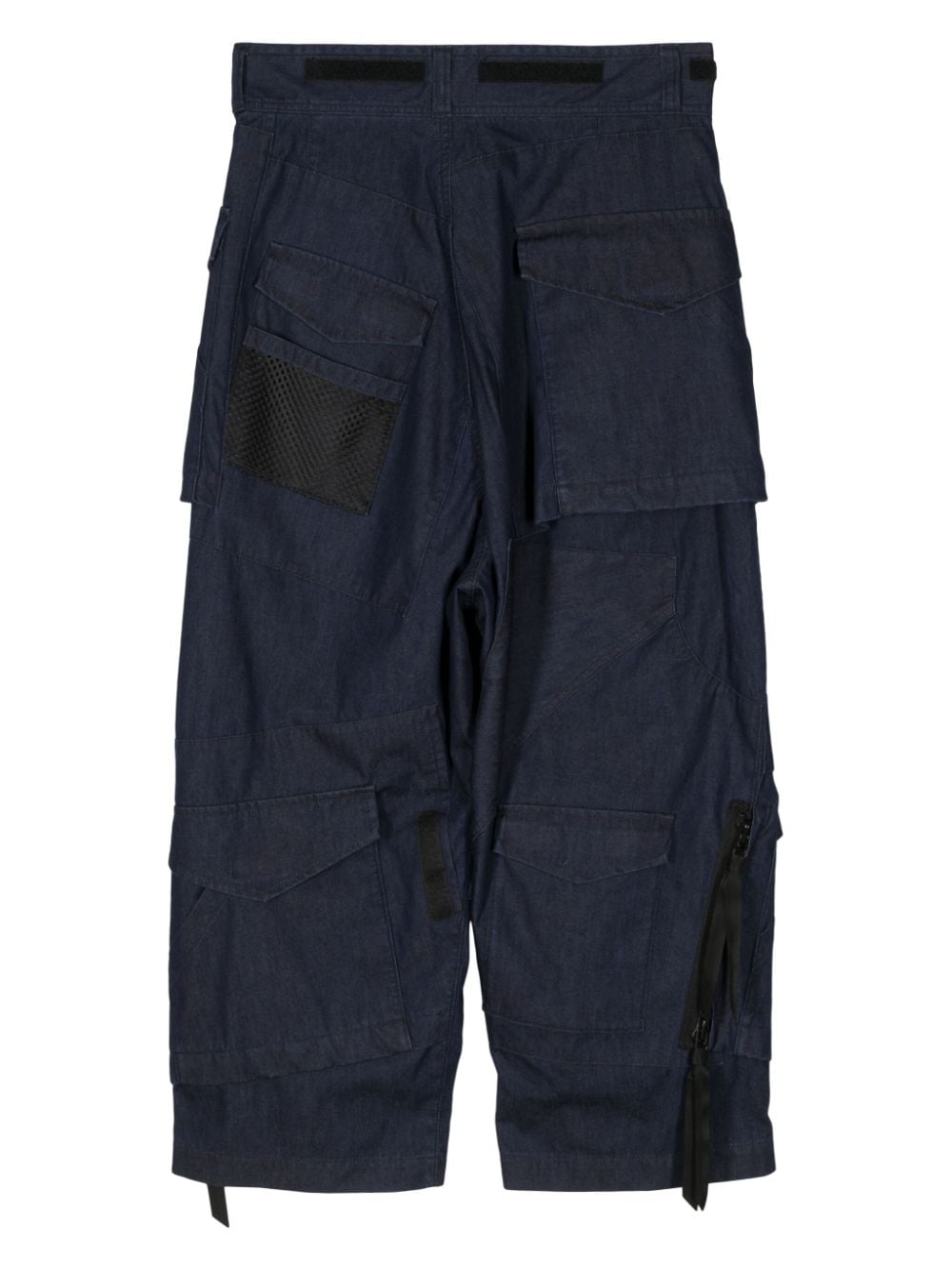 Junya Watanabe MAN wide-leg cargo trousers - Blauw