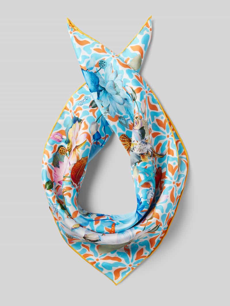 Codello Zijden sjaal met all-over print