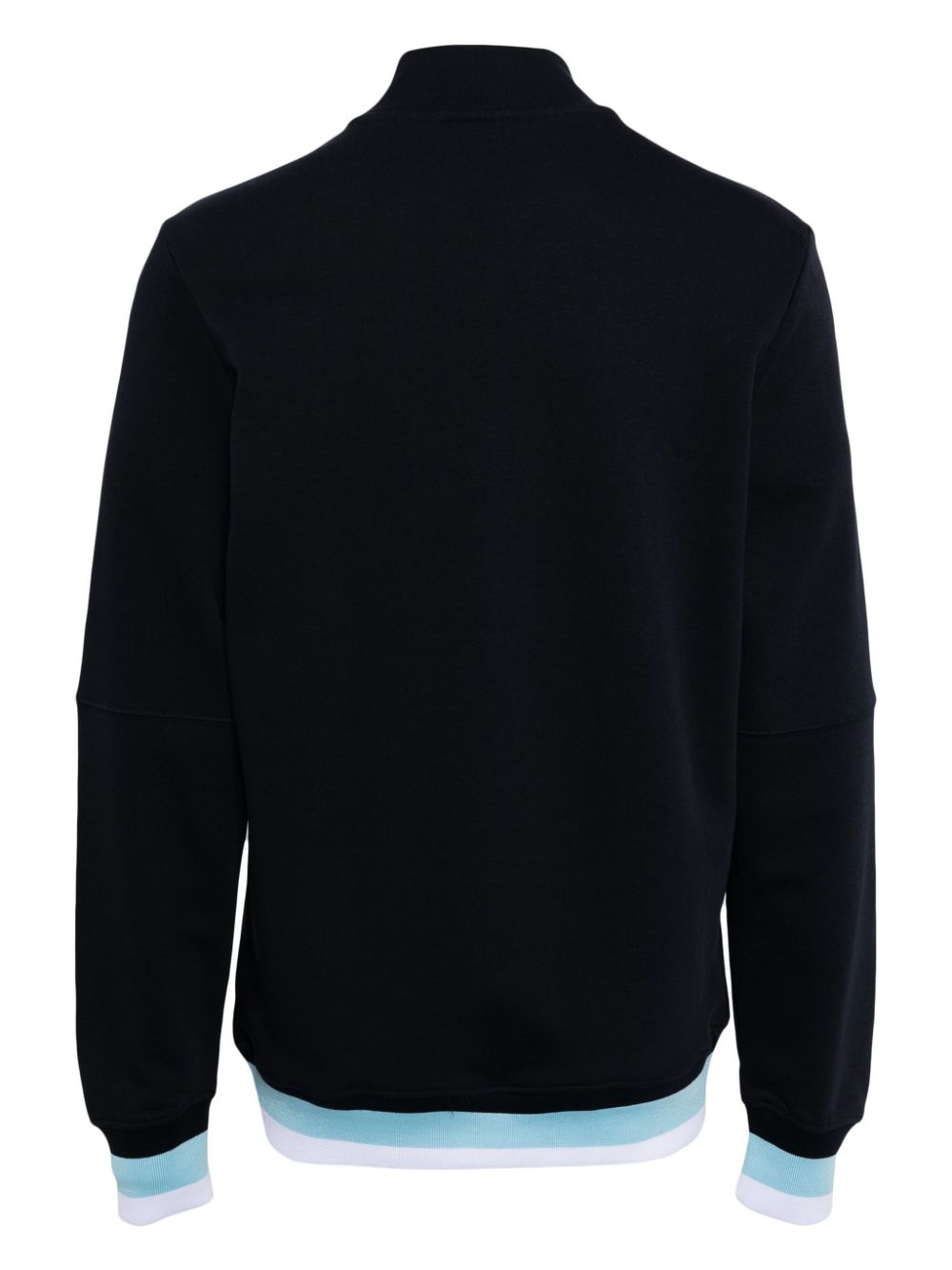 PS Paul Smith half-zip organic-cotton sweatshirt - Blauw