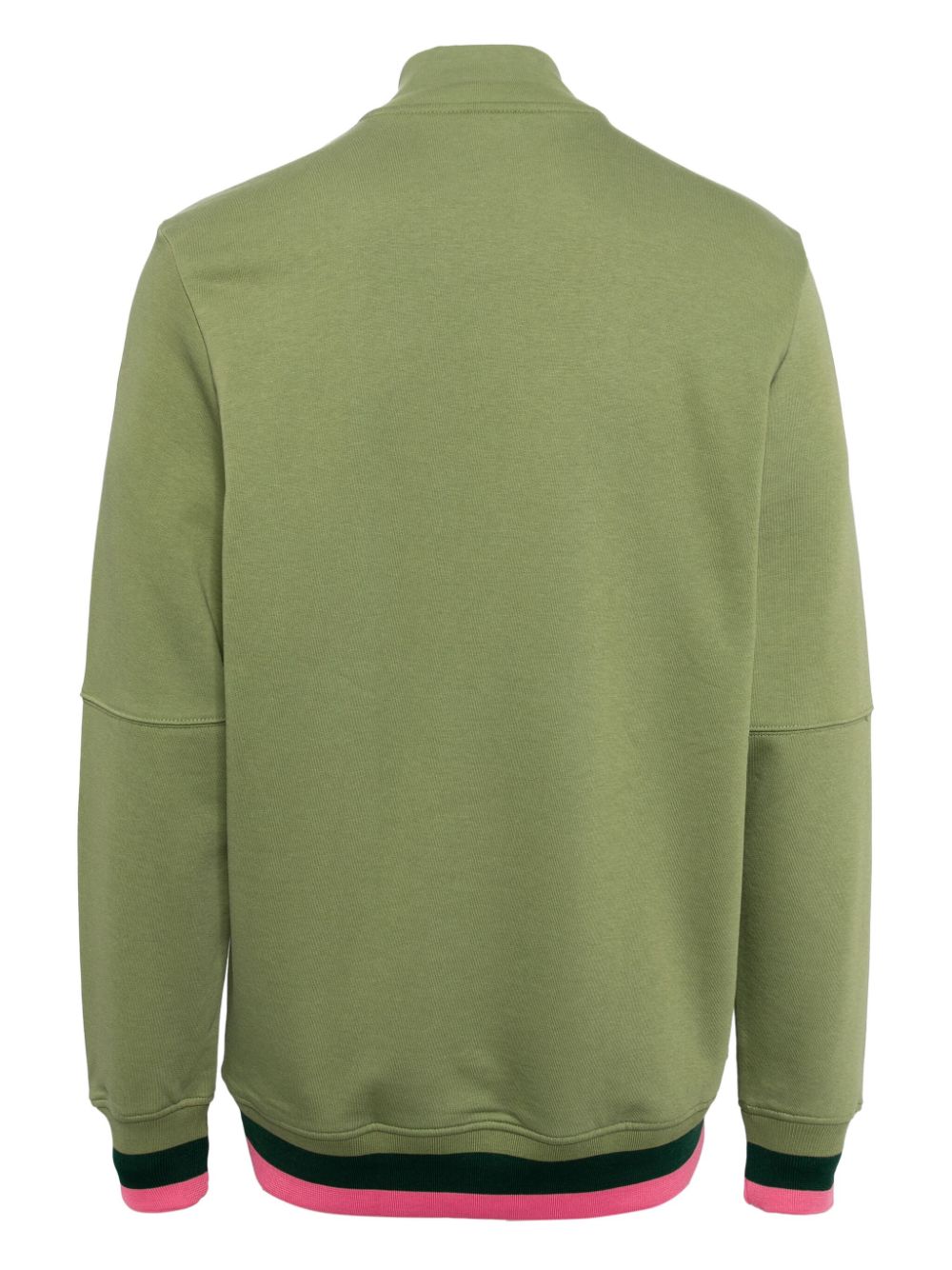 PS Paul Smith half-zip organic-cotton sweatshirt - Groen