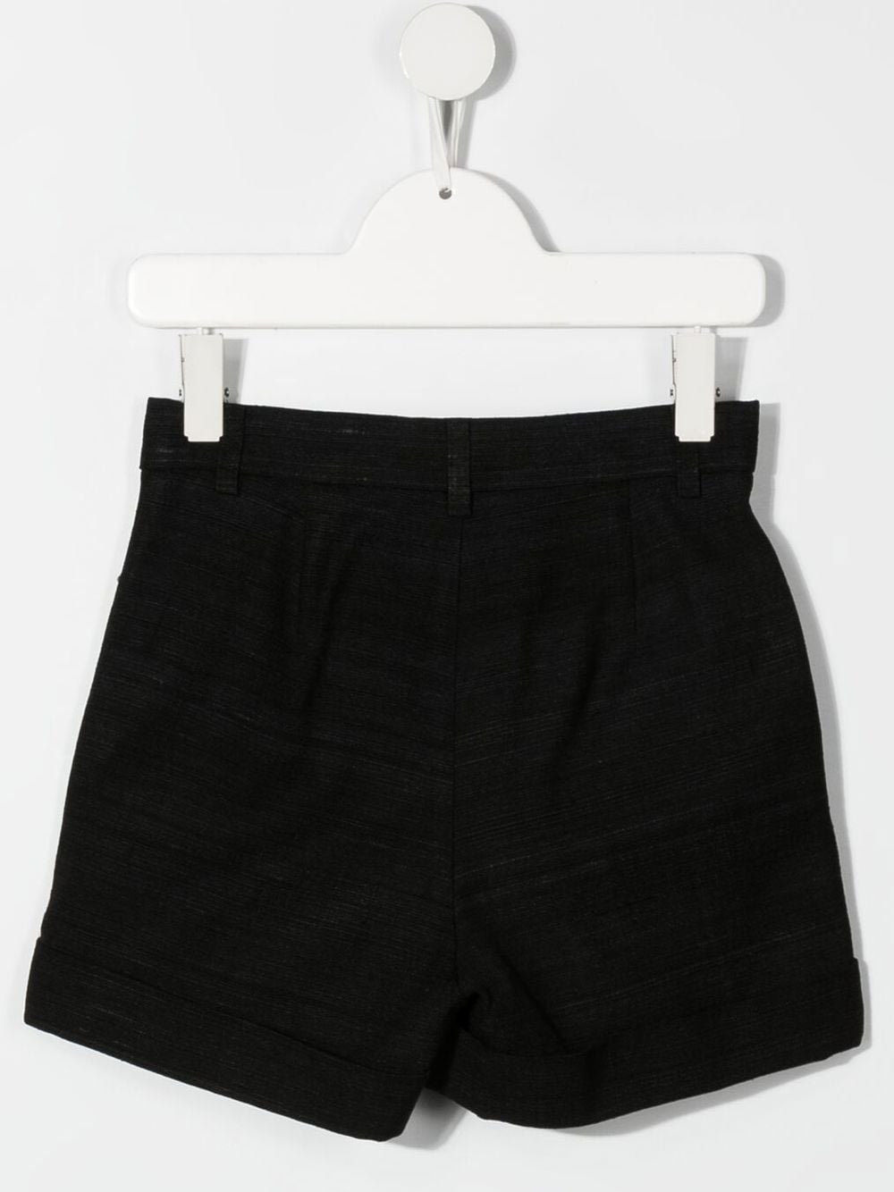 Balmain Kids High waist shorts - Zwart