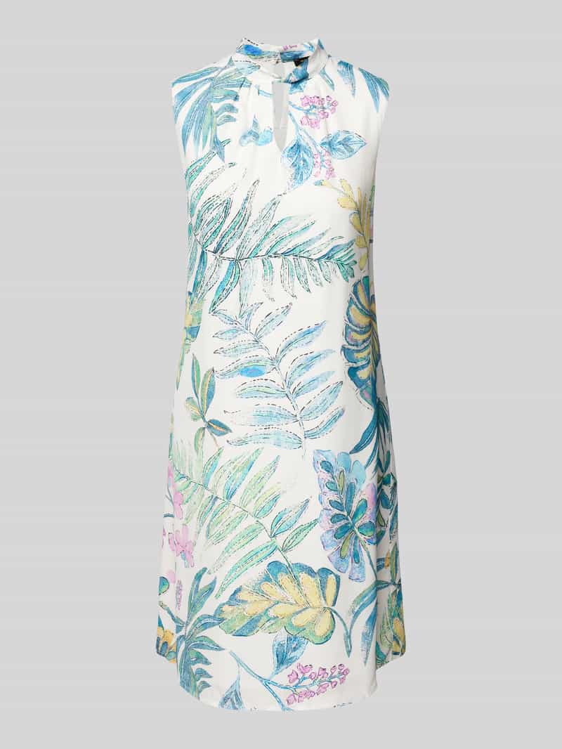 MORE&MORE Blusenkleid Printed Satin Dress