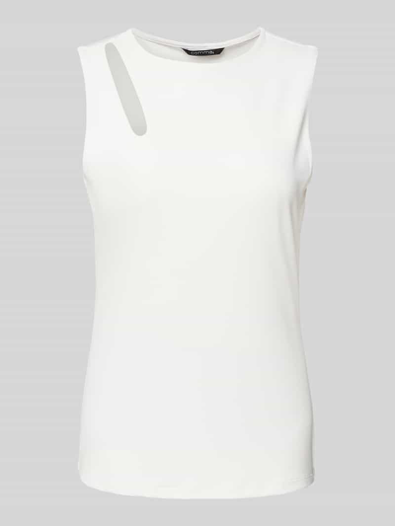 Comma Tanktop met cut-out