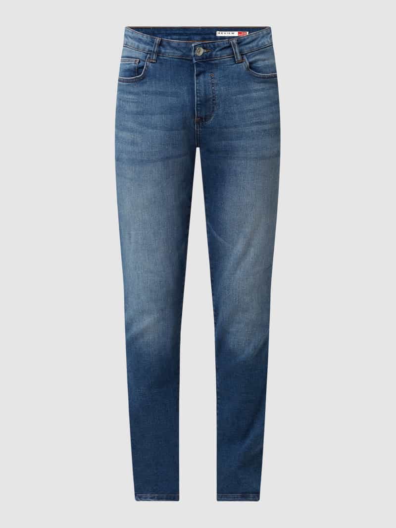 REVIEW Slim fit jeans met wassing