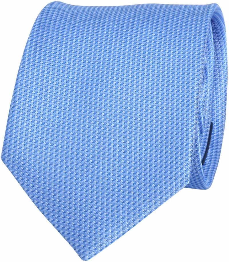 Suitable Krawatte Seide Blau Motiv -