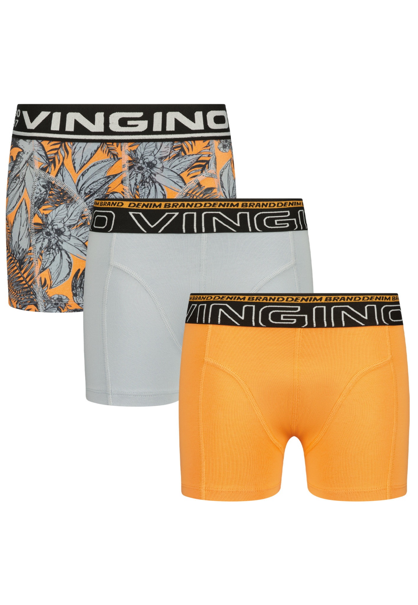 Vingino Jongens ondergoed 3-pack boxers leaf soda