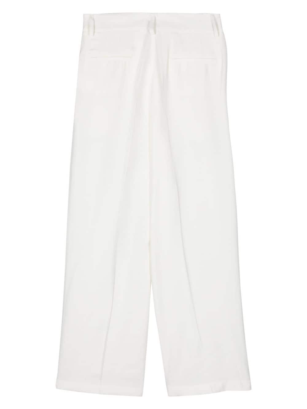 Blanca Vita Pelargy tailored trousers - Wit