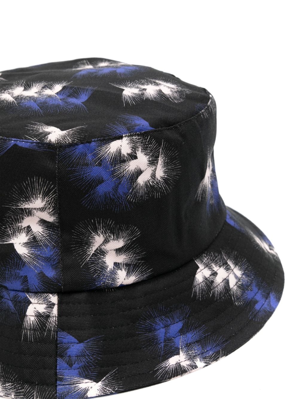Paul Smith graphic-print cotton bucket hat - Zwart