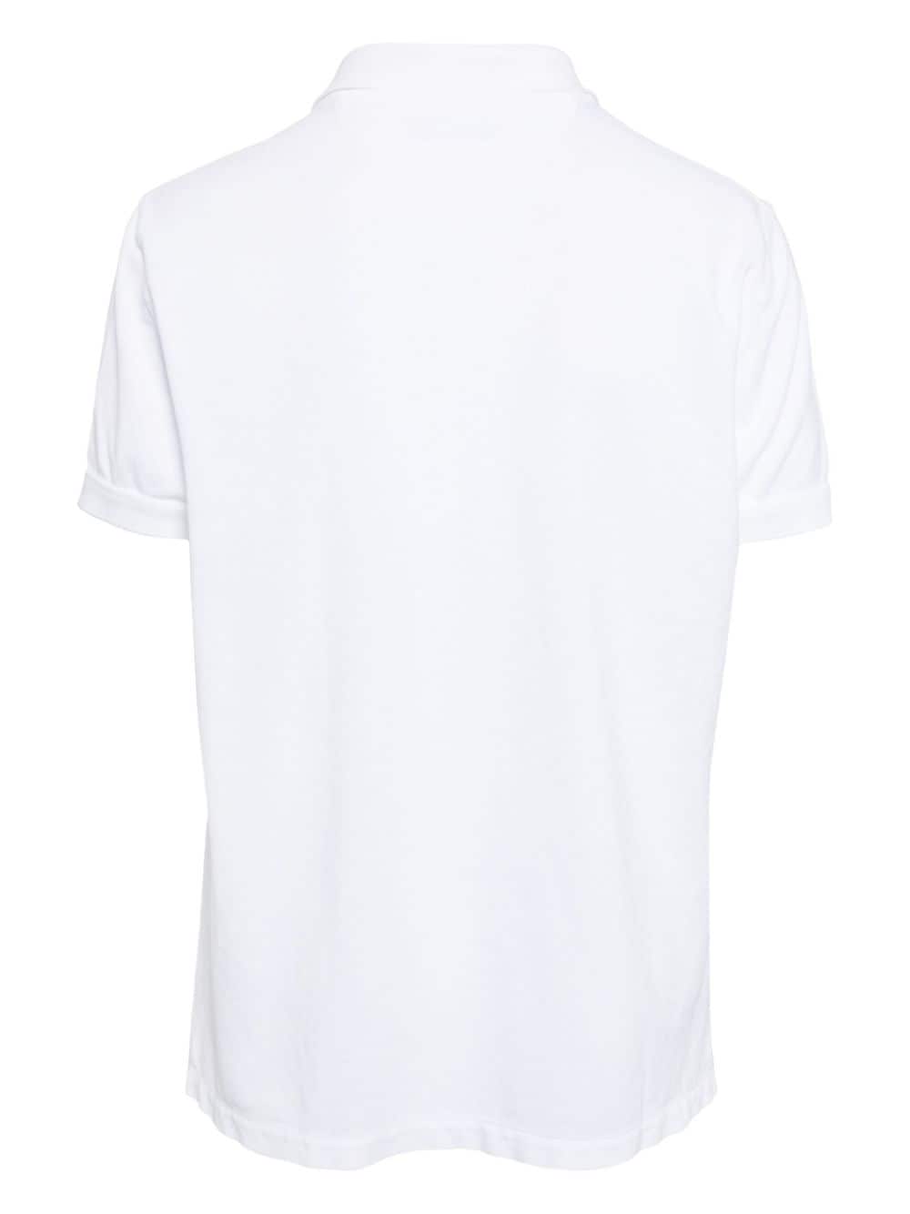 TOM FORD short-sleeve cotton polo shirt - Wit
