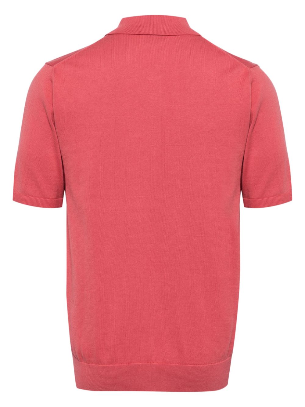 PS Paul Smith Zebra-appliquéd cotton polo shirt - Roze