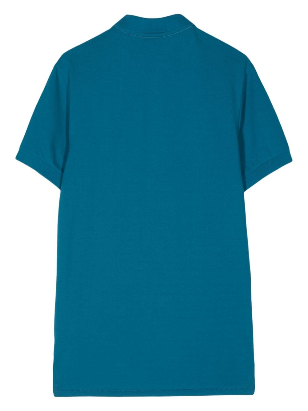 PS Paul Smith zebra-embroidered organic cotton polo shirt - Blauw