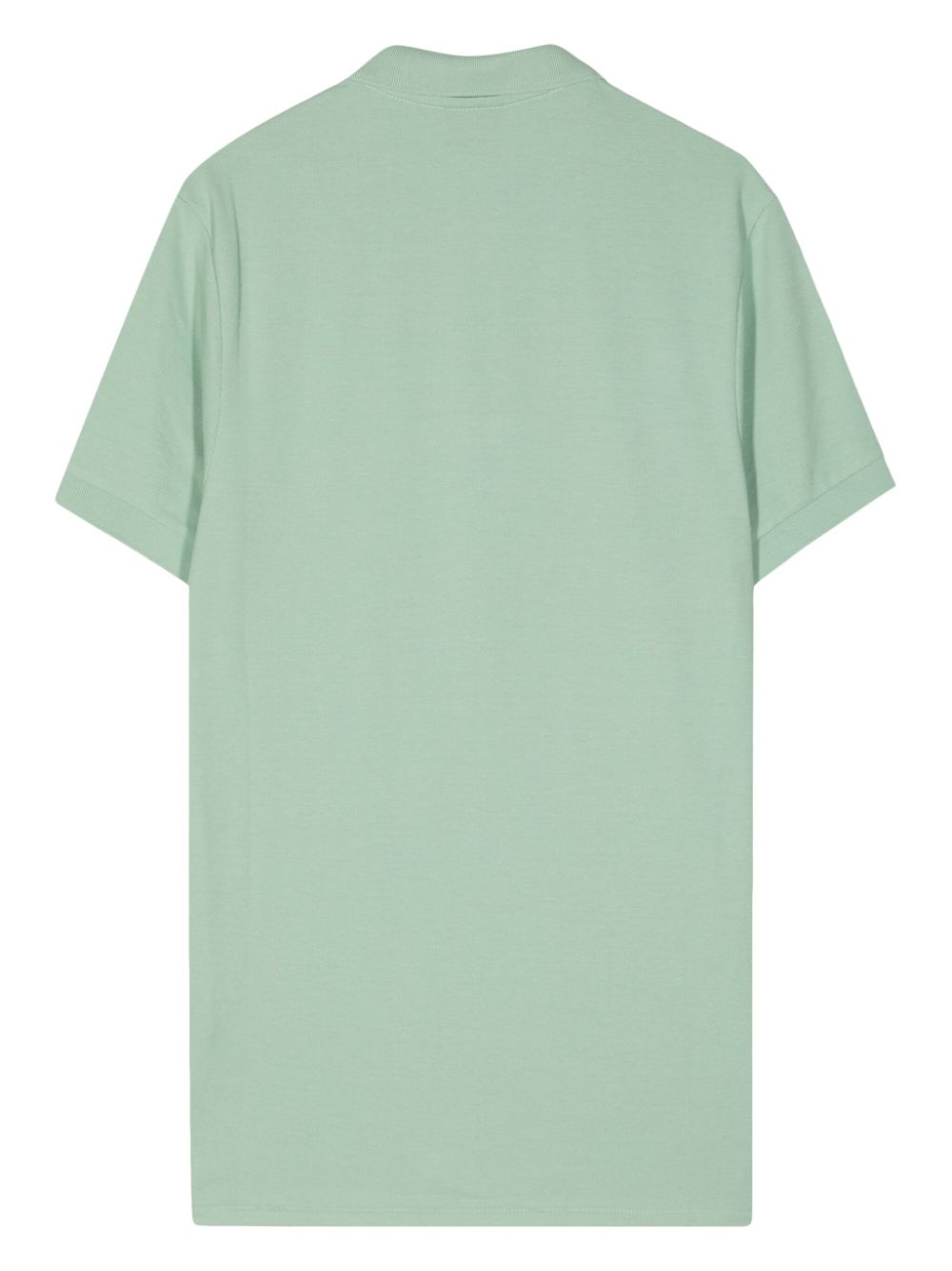 PS Paul Smith zebra-embroidered organic cotton polo shirt - Groen