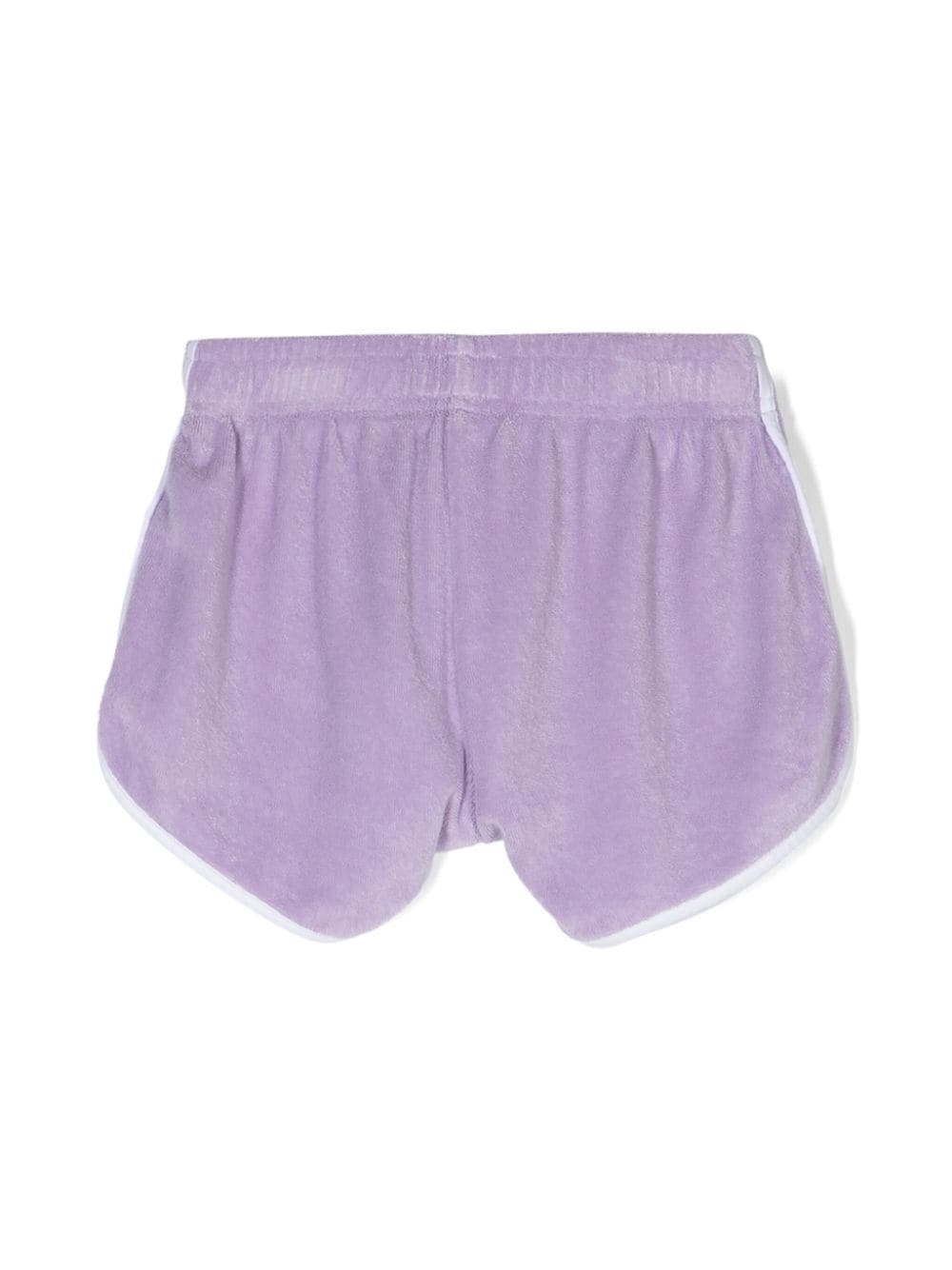 MC2 Saint Barth Kids Curly terry-cloth shorts - Paars