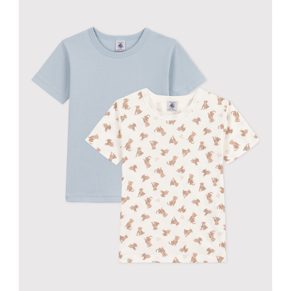 PETIT BATEAU Set van 2 T-shirts met korte mouwen
