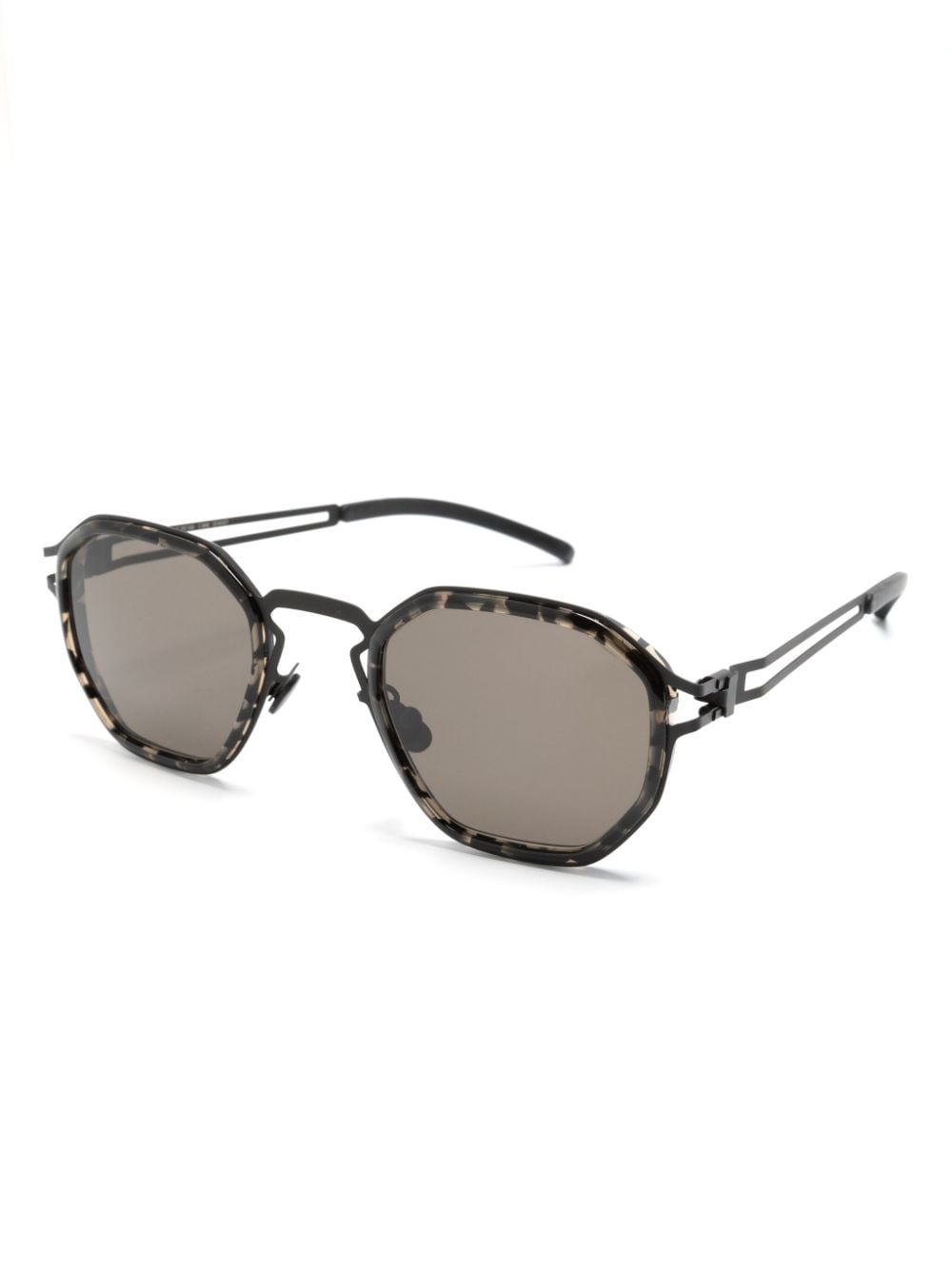 Mykita Gia geometric-frame sunglasses - Zwart