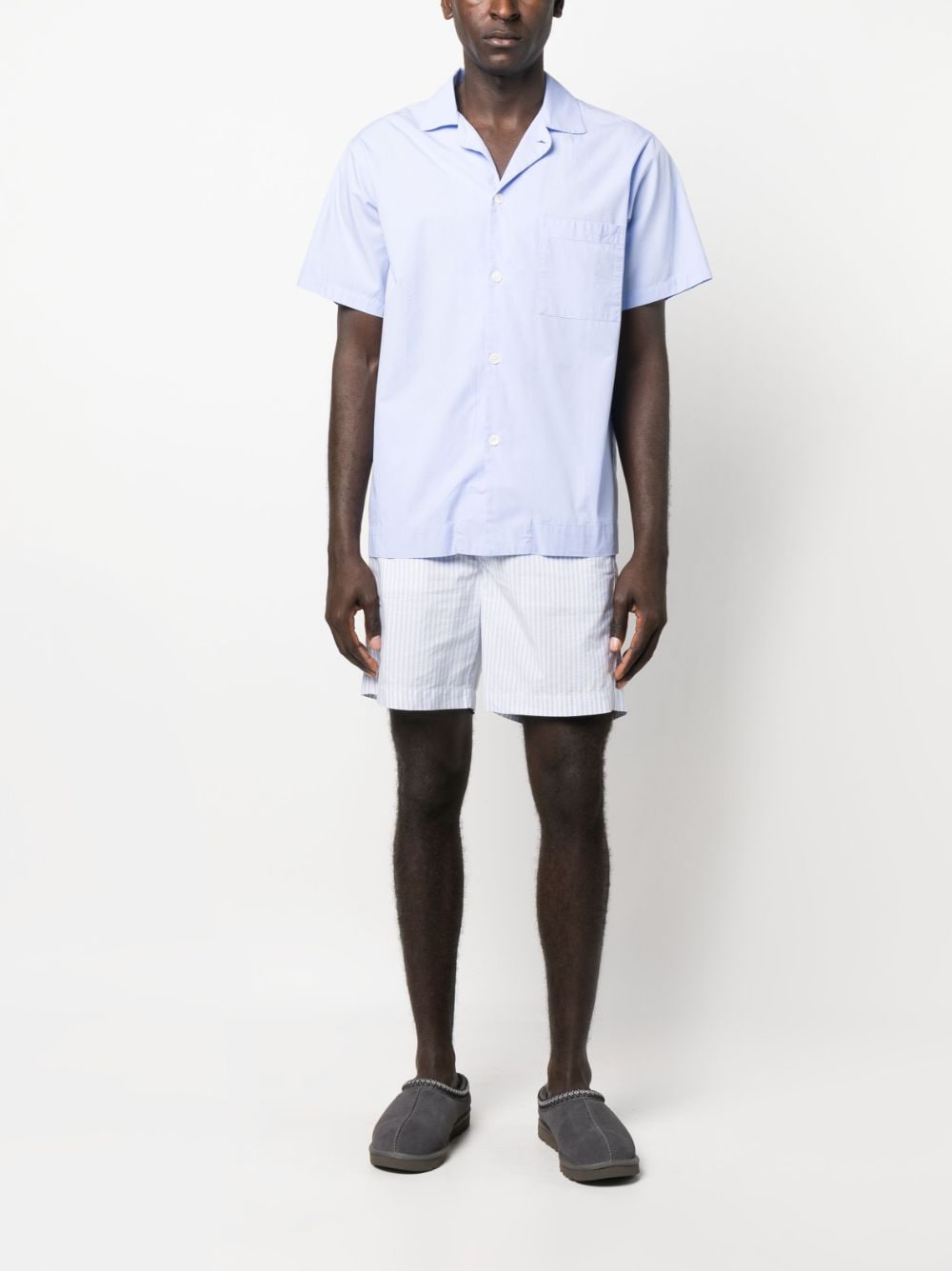 Orlebar Brown Shorts met elastische taille - Blauw