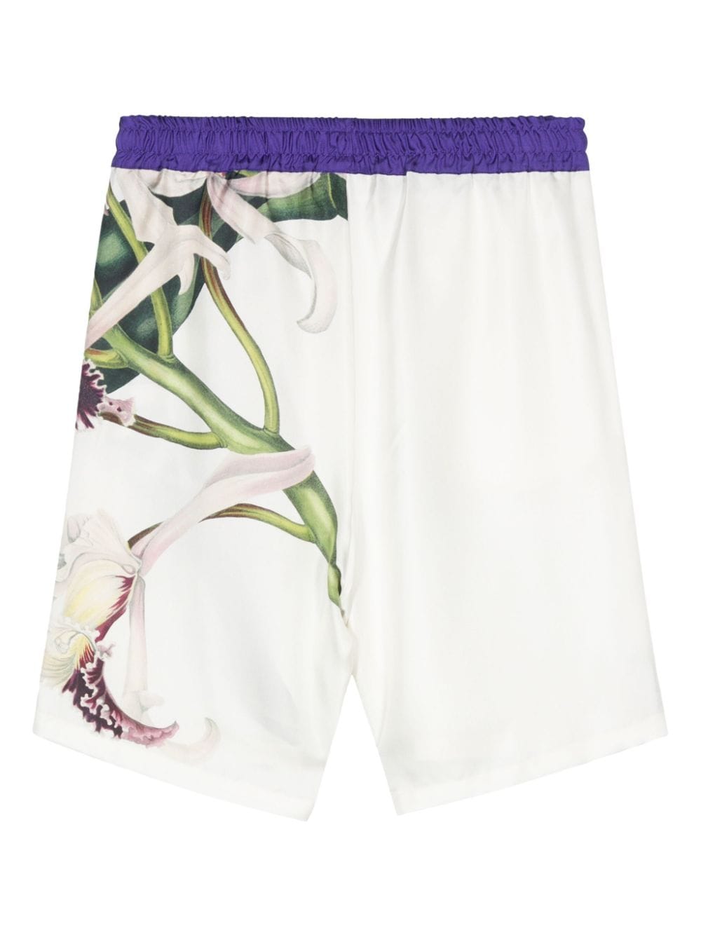 Pierre-Louis Mascia floral-print silk shorts - Beige