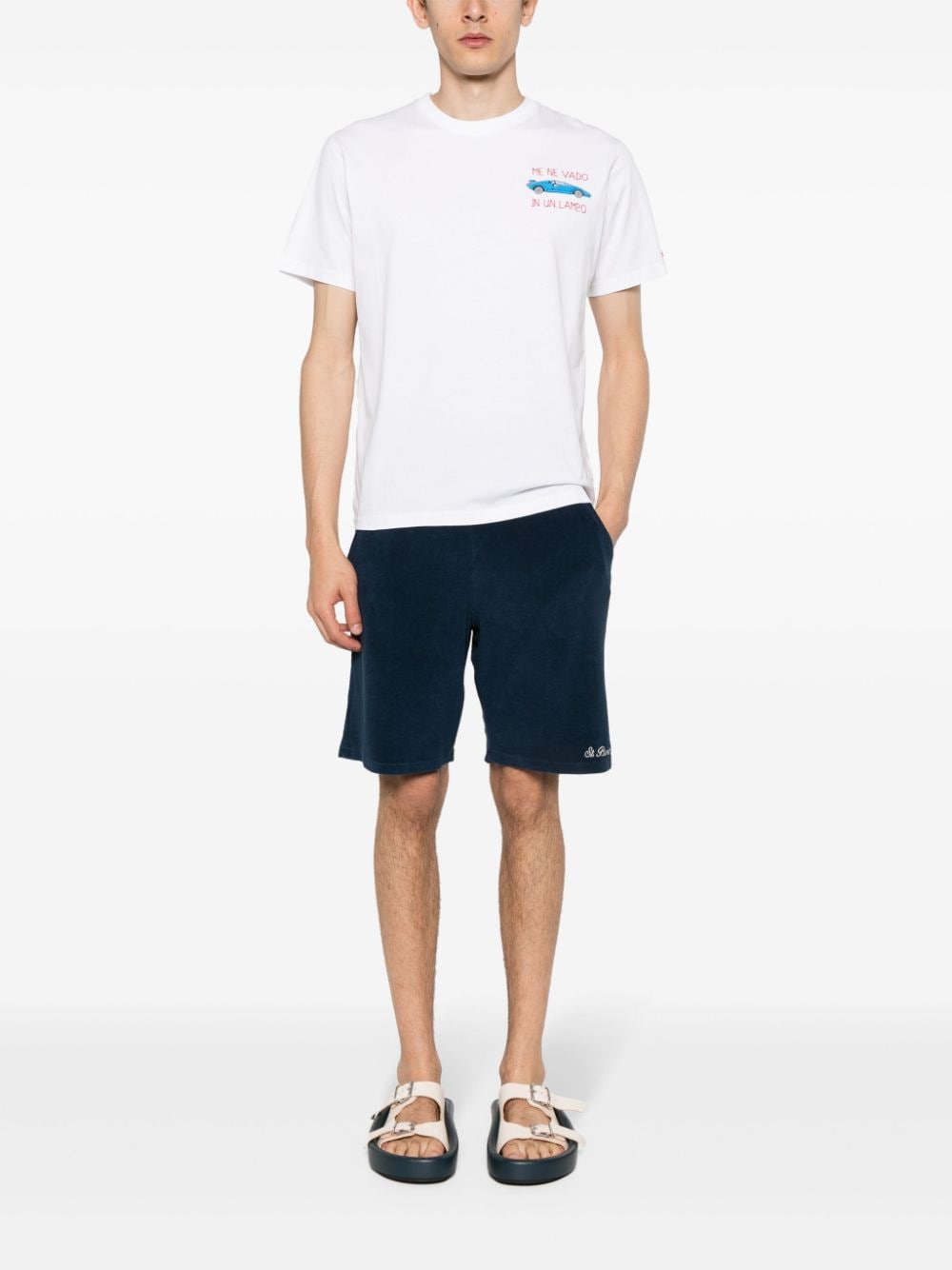MC2 Saint Barth Sponge terry-cloth shorts - Blauw