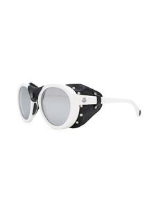 Moncler Eyewear zonnebril met rond montuur - Wit