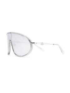 Moncler Eyewear ML0222 zonnebril met masker montuur - Grijs