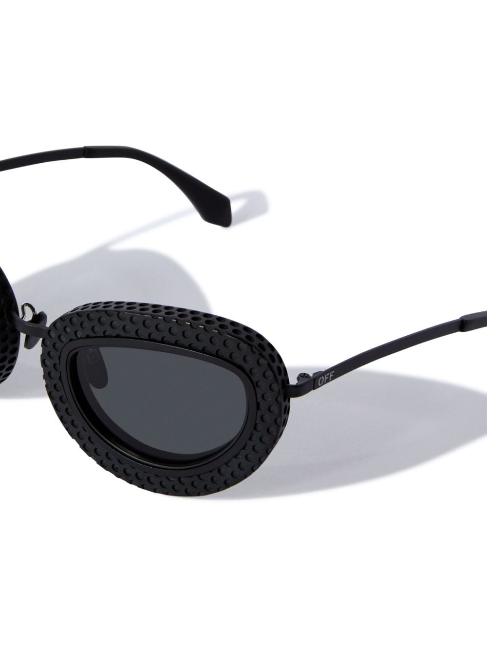 Off-White Tokyo zonnebril met cat-eye montuur - Zwart