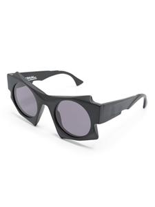 Kuboraum U5 zonnebril met geometrisch montuur - Zwart