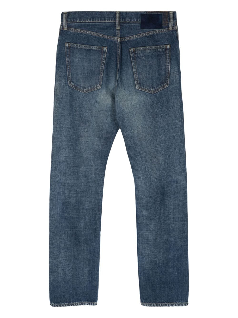 Visvim Social Sculpture 21 mid-rise tapered jeans - Blauw
