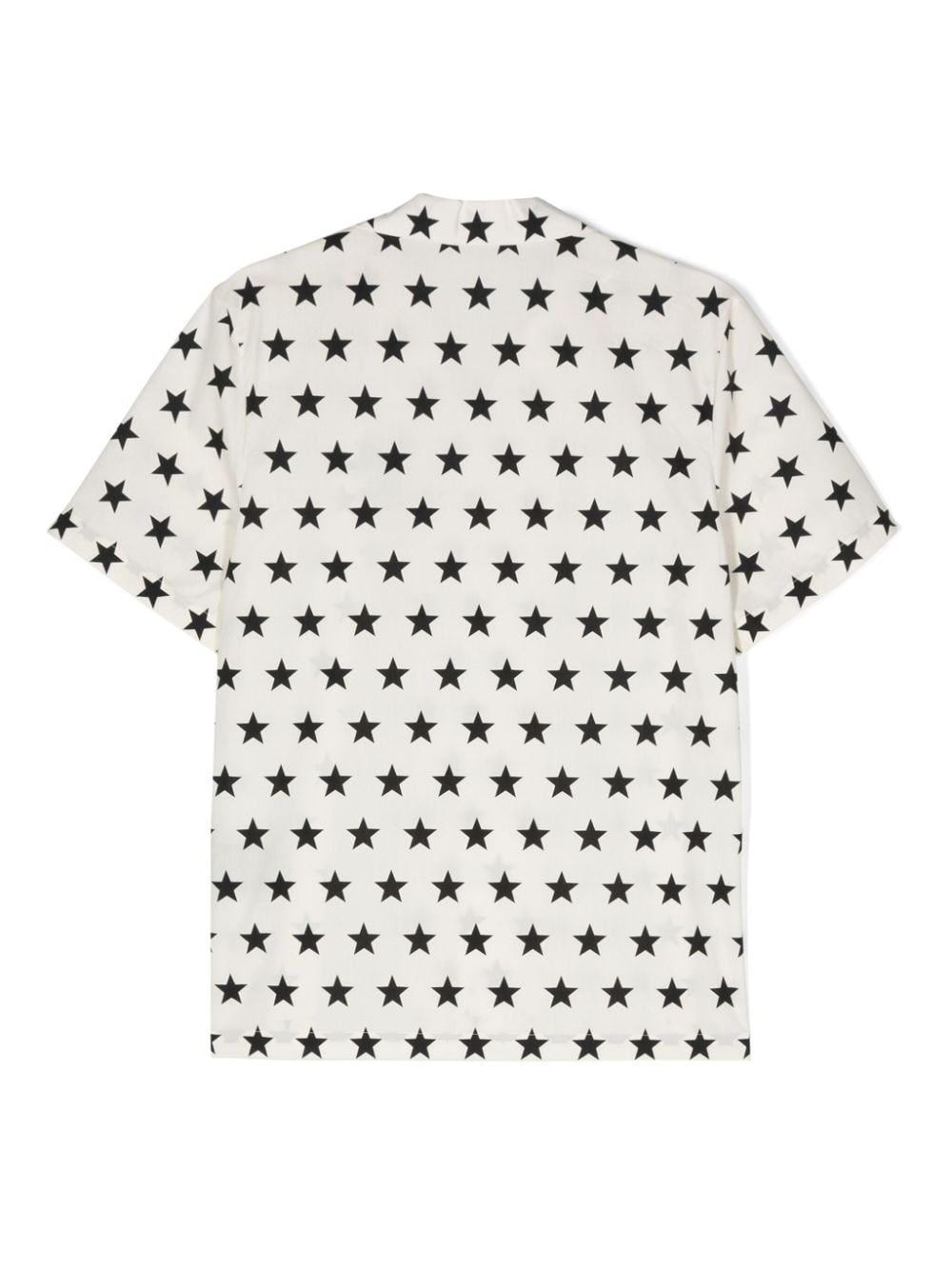 Balmain Kids star-print shirt - Wit