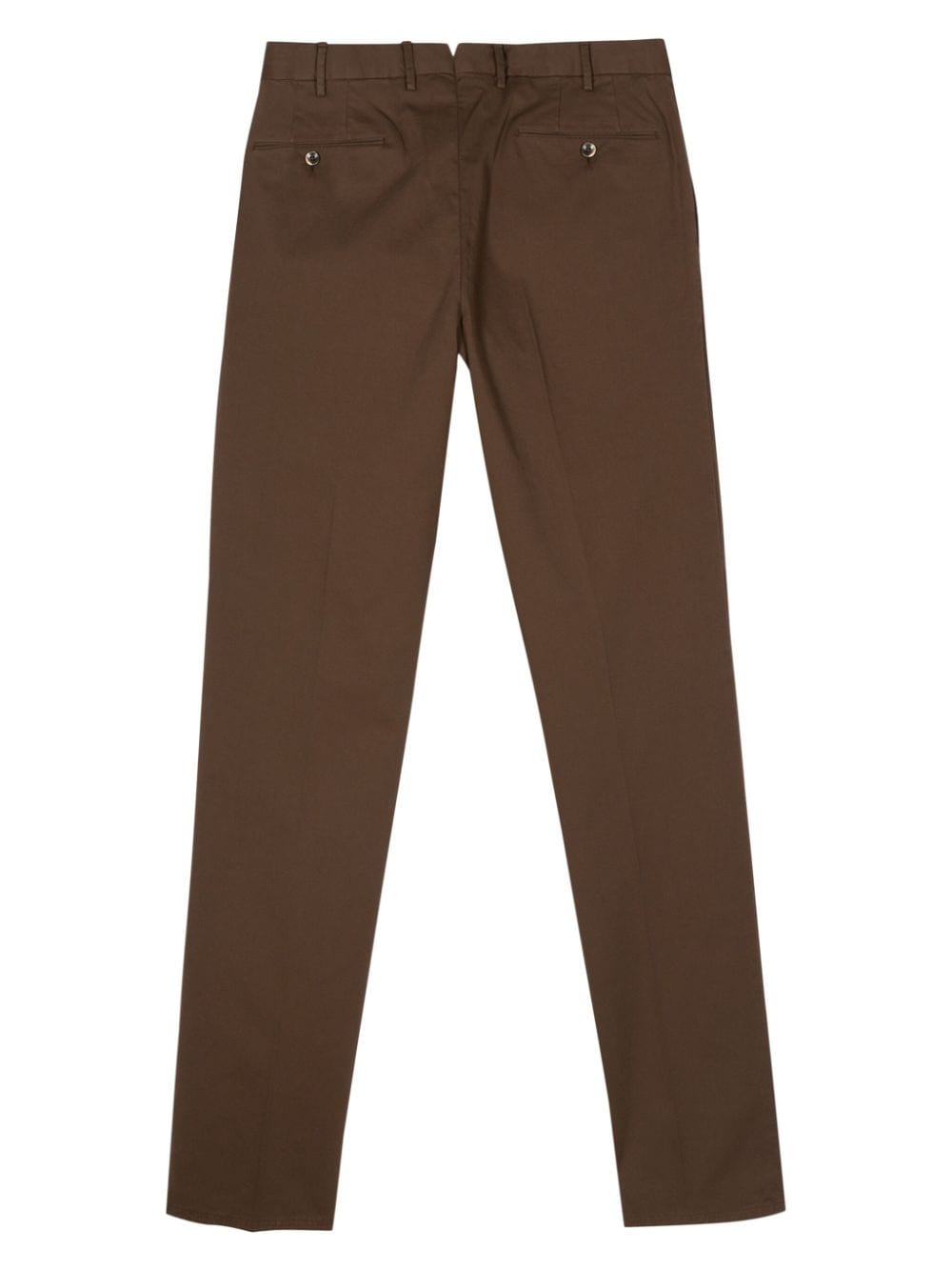 PT Torino slim-fit cotton trousers - Bruin