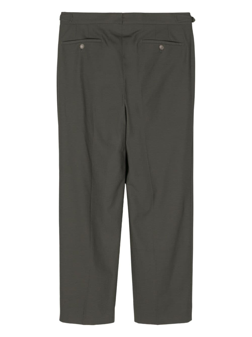 Paul Smith double-pleat tailored trousers - Groen