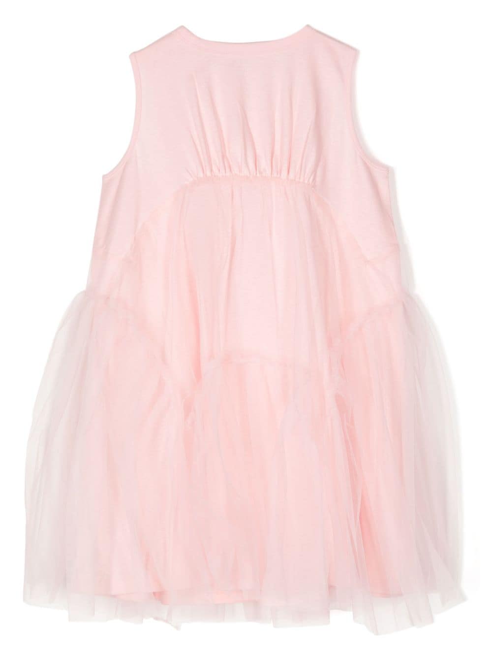 Jnby by JNBY tulle-overlay cotton dress - Roze