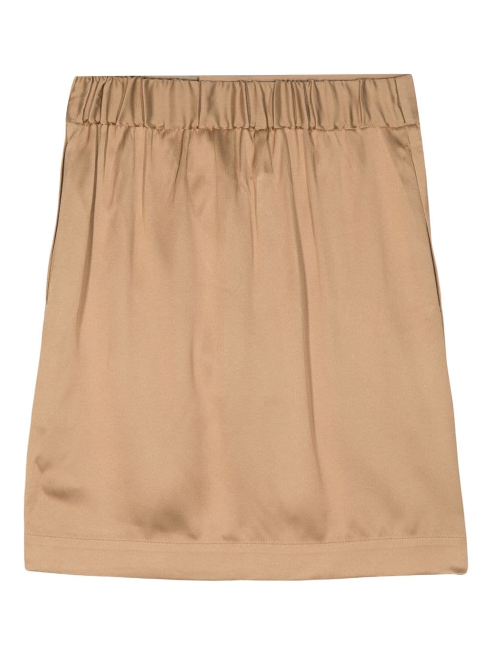 SA SU PHI panelled elasticated-waistband skirt - Bruin