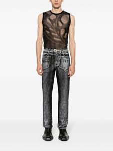 Givenchy trompe l'oeil print jeans - Zwart