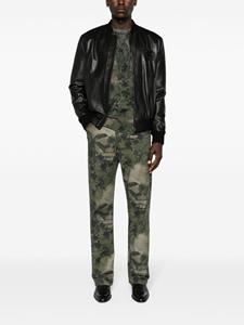 Roberto Cavalli Jeans met camouflageprint - Groen