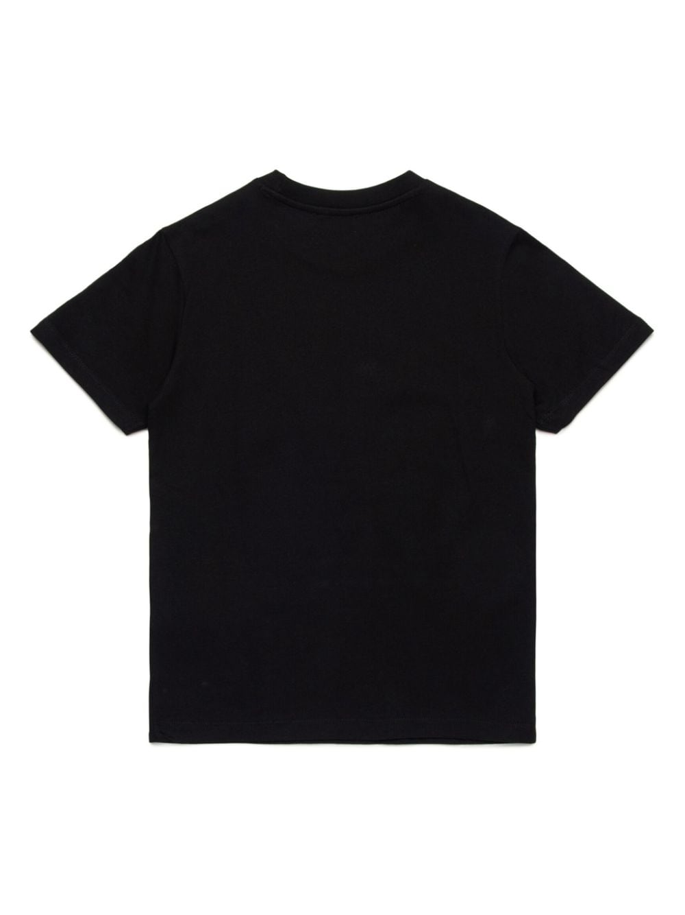 Diesel Kids Katoenen T-shirt met logoprint - Zwart
