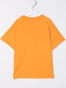 Fendi Kids T-shirt met tekst - Oranje
